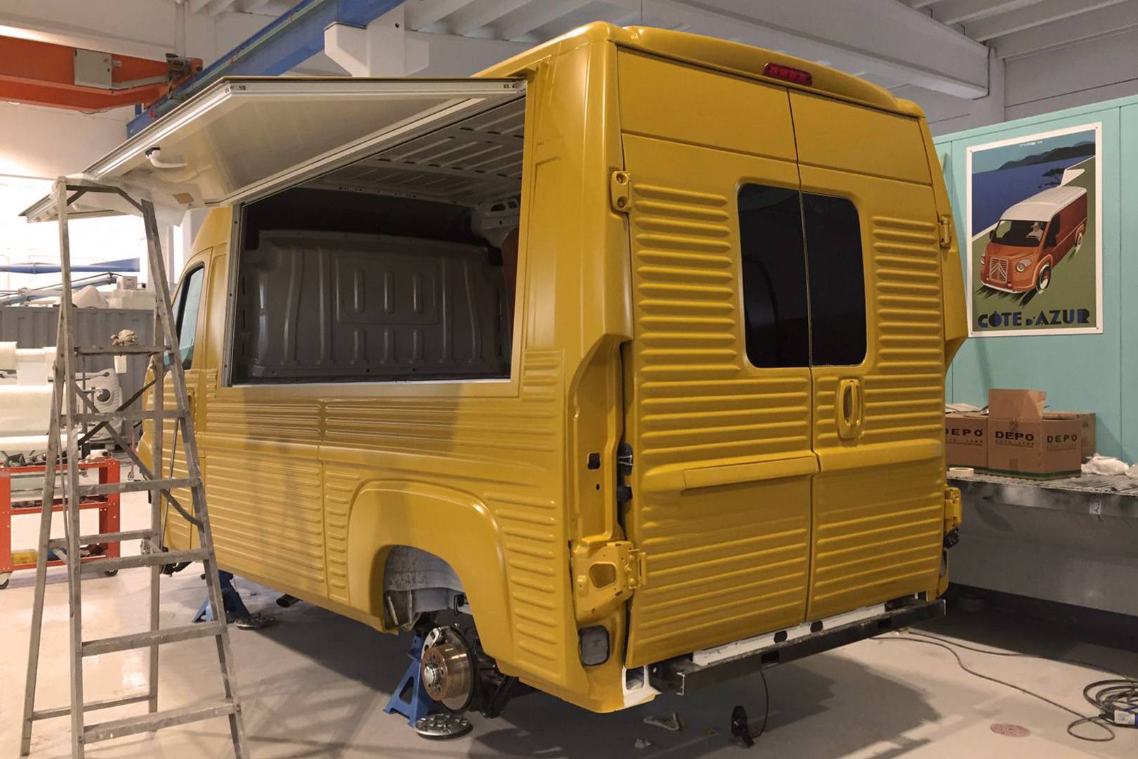 Type H jaune en préparation